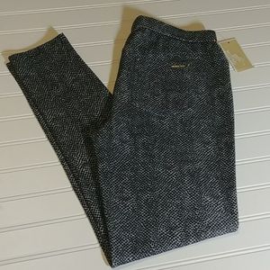Michael Kors Petite Snakeskin Knit Leggings